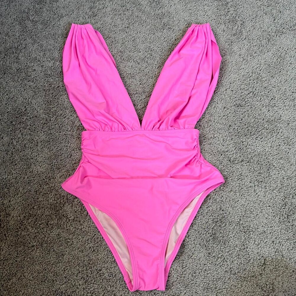 Cupshe Women's Pink Swimsuit-one-piece